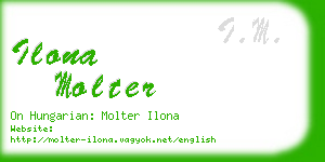 ilona molter business card